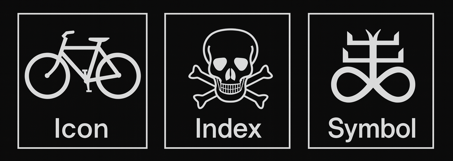Icon, Index, Symbol diagram